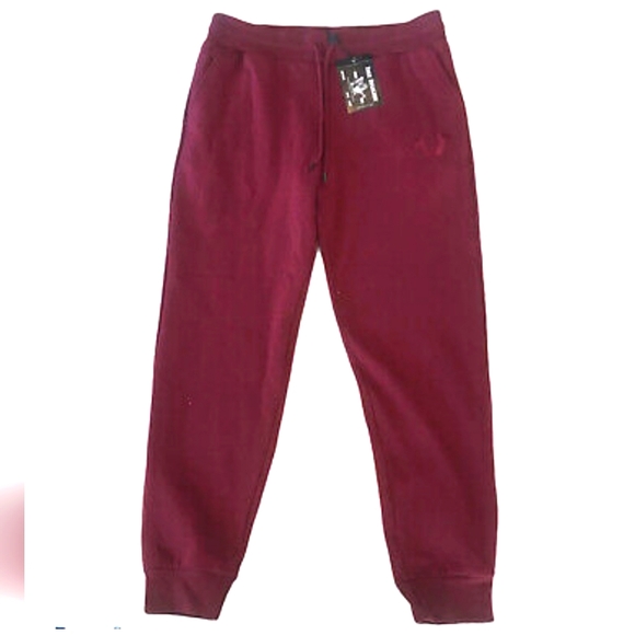 NWT Men's True Religion HS Tawny Port Joggers - Picture 4 of 8